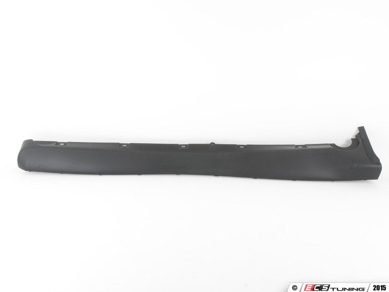 Right Side Skirt - Satin Black