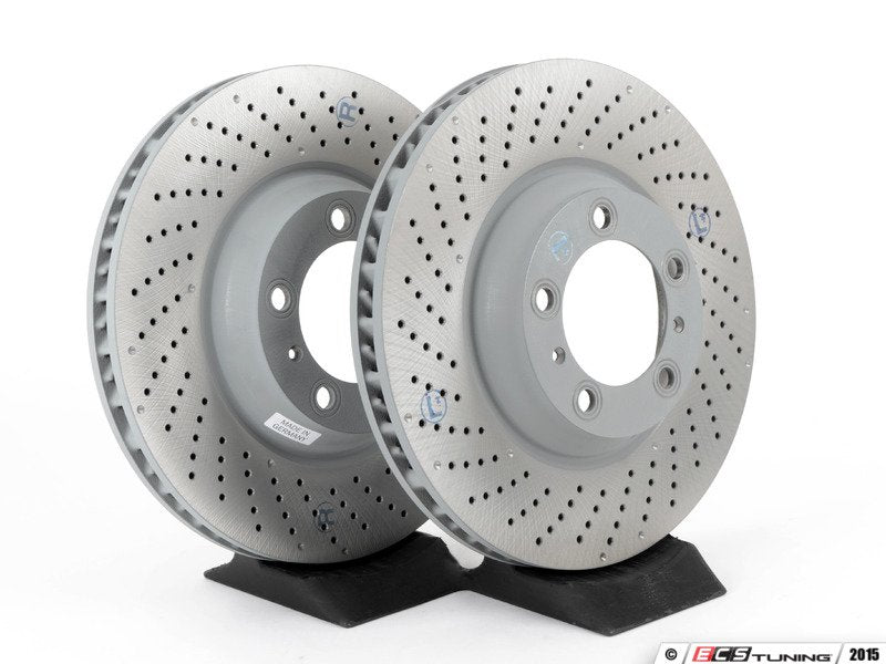 Front Brake Rotors - Pair 13.78" (350mm)