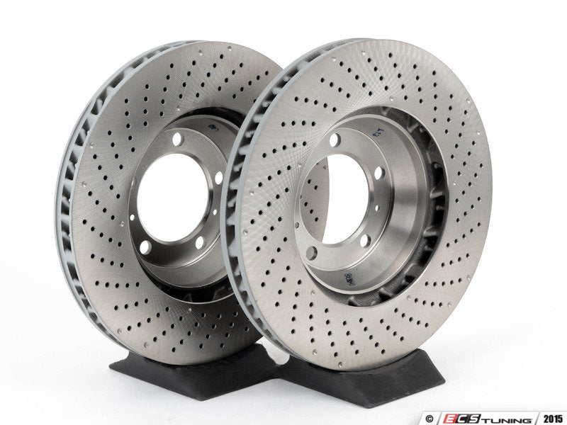 Front Brake Rotors - Pair 13.78" (350mm)