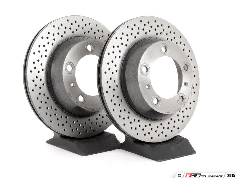 Premium UV Coated Rear brake Rotors - Pair 11.77" (299mm)