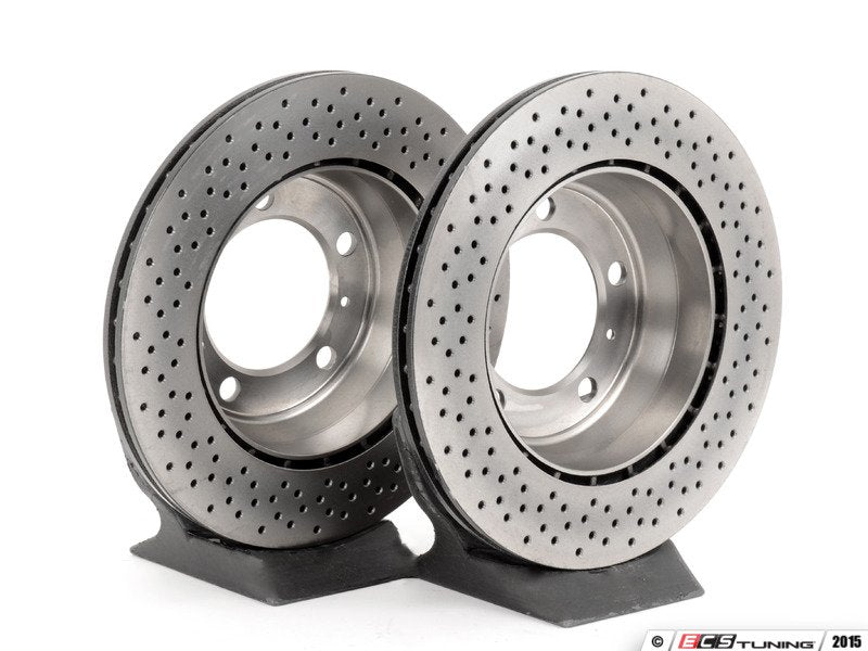 Premium UV Coated Rear brake Rotors - Pair 11.77" (299mm)