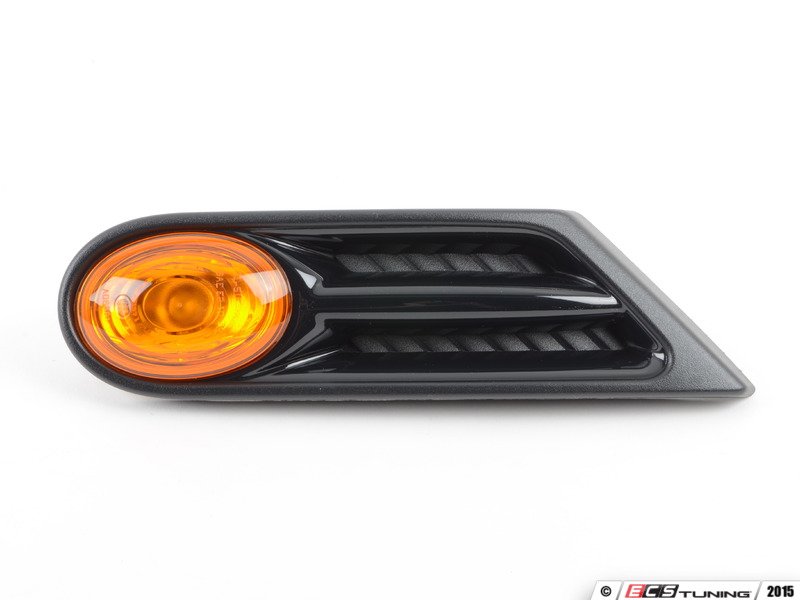 Side Turn Signal & Grille - Amber - Right