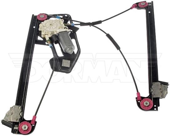 Power Window Motor and Regulator Assembly – Front Driver Side (Without Anti-Theft Glass)