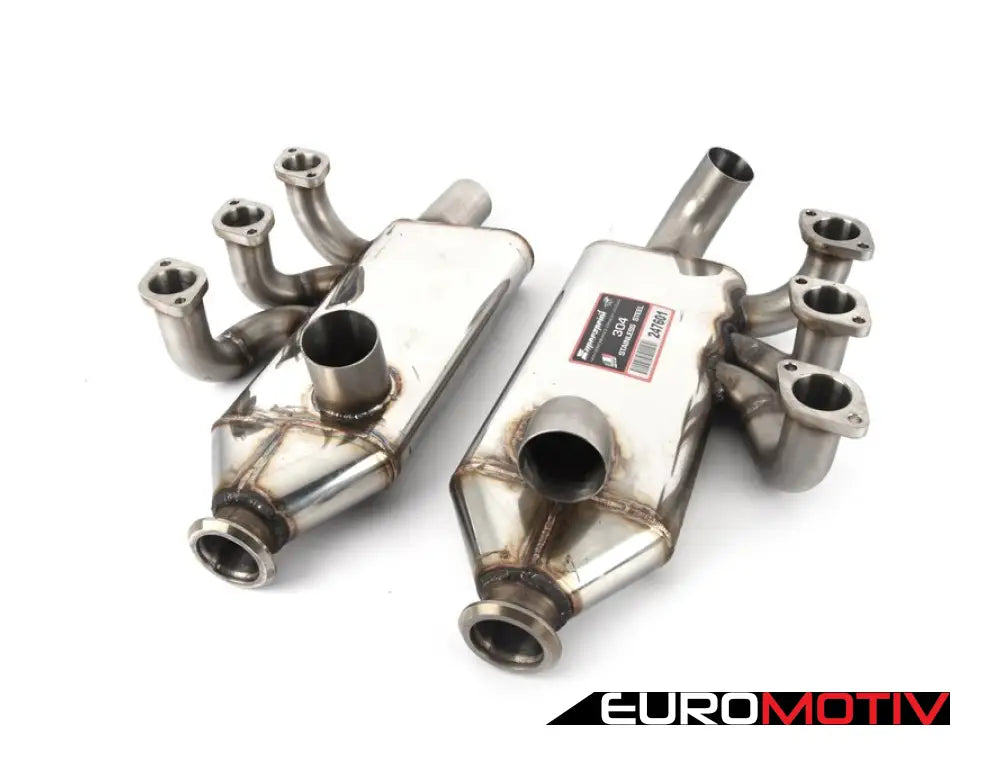 75-89 911 Race Exhaust System - With Heat Exhangers