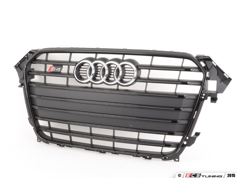 S4 Grille Assembly - Black With satin black Trim