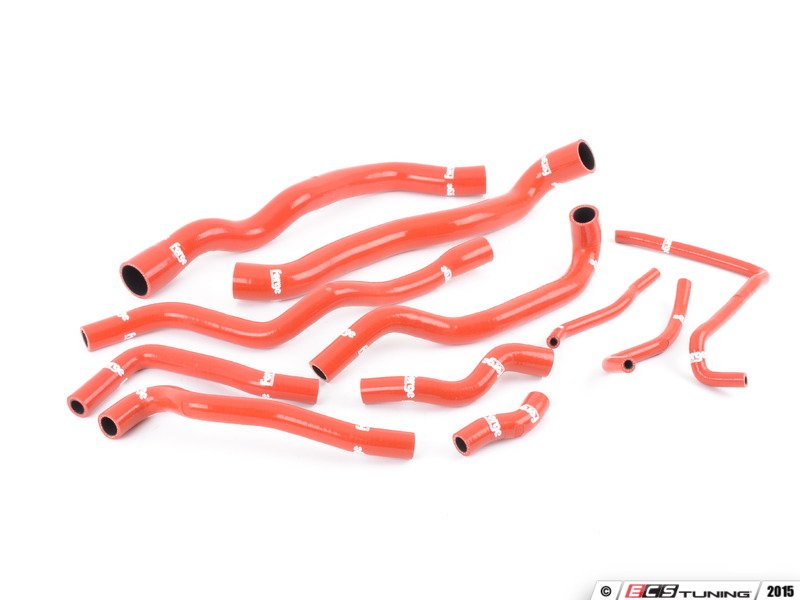 Silicone Coolant Hose Kit - Red