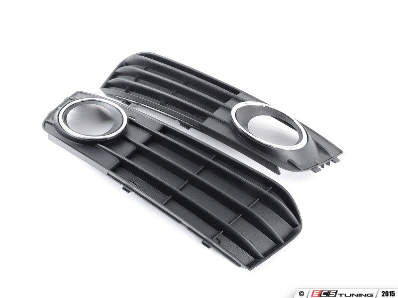 Fog Light Grille Set - Satin Black