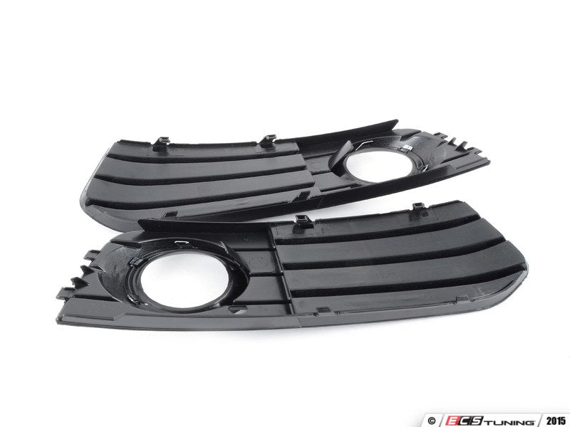 Fog Light Grille Set - Satin Black