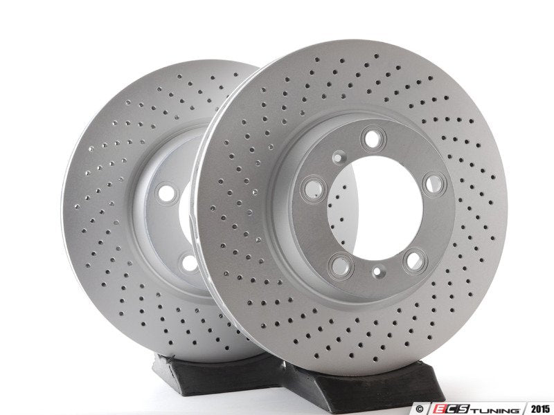 Coated Front Brake Rotors - Pair 12.99" (330mm)