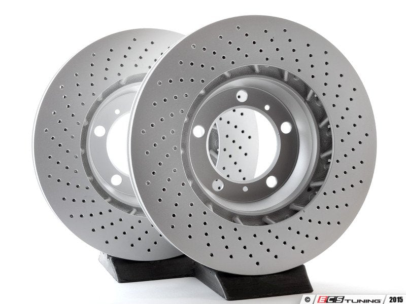 Coated Front Brake Rotors - Pair 12.99" (330mm)