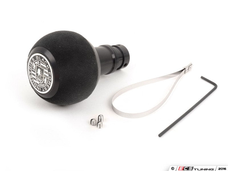 BFI Heavy Weight Shift Knob - Black Alcantara / Black Anodized