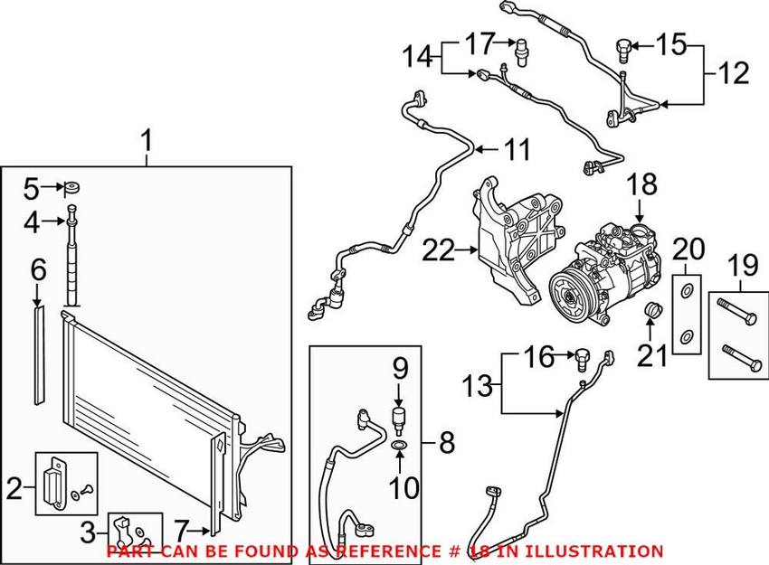 Audi A/C Compressor 7L6820808