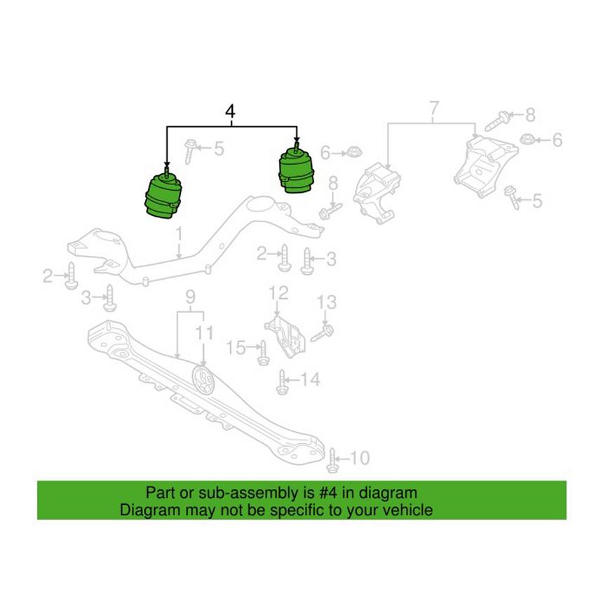 Audi Engine Mount 7L8199131F