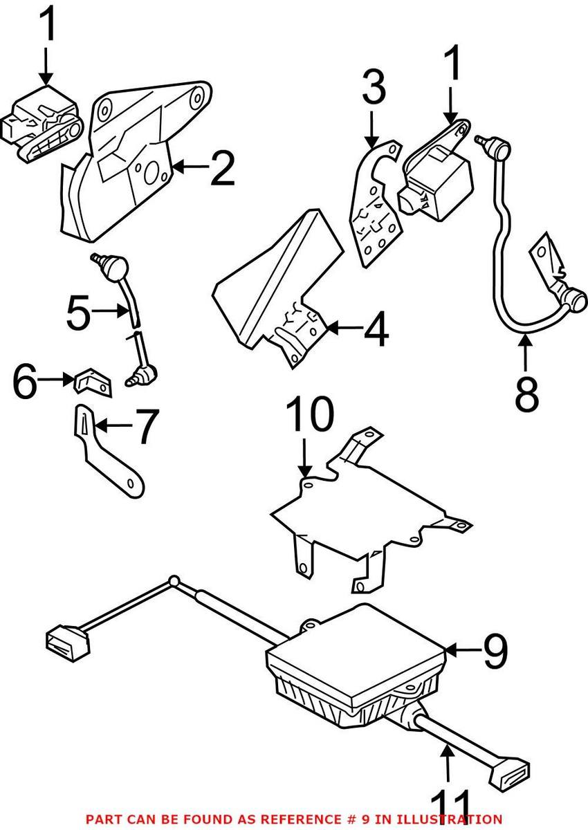 VW Headlight Ballast (Xenon) 7M3907391