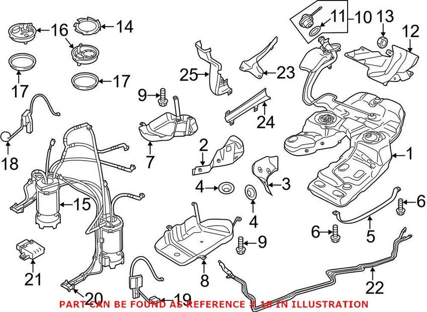 VW Fuel Lever Sender 7P0919673K