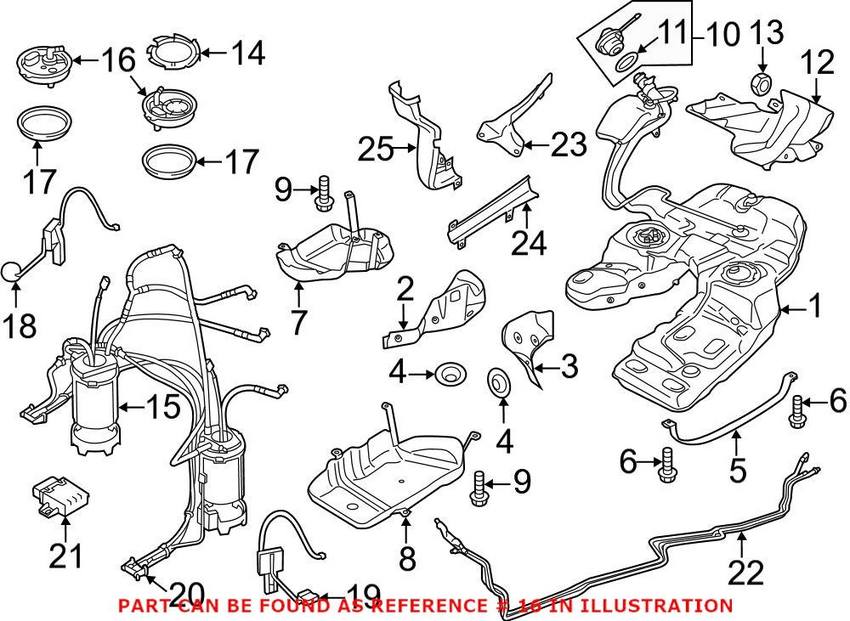 VW Fuel Filter Cover – Driver Side 7P0919679