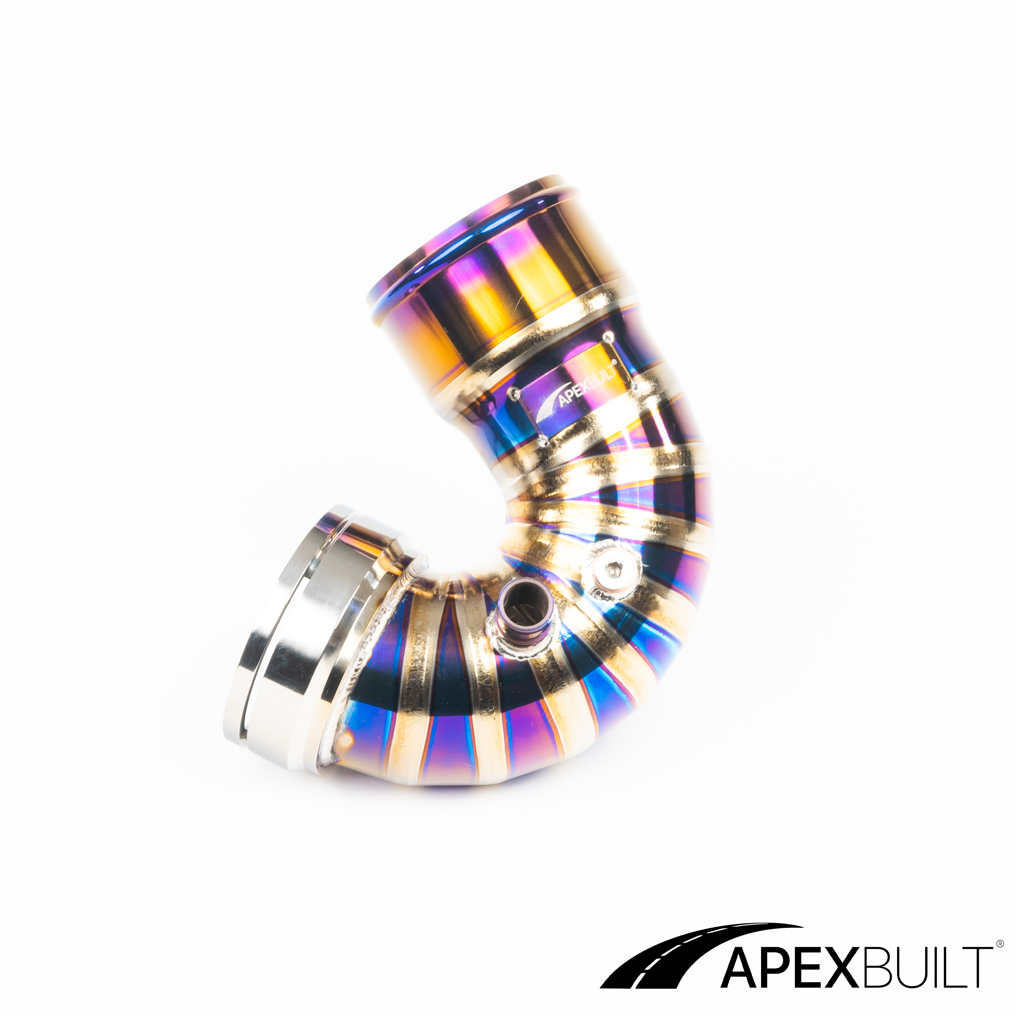 ApexBuilt® BMW F87 M2C, F80 M3, & F82/F83 M4 Titanium Charge Pipe Kit (S55, 2015-20)