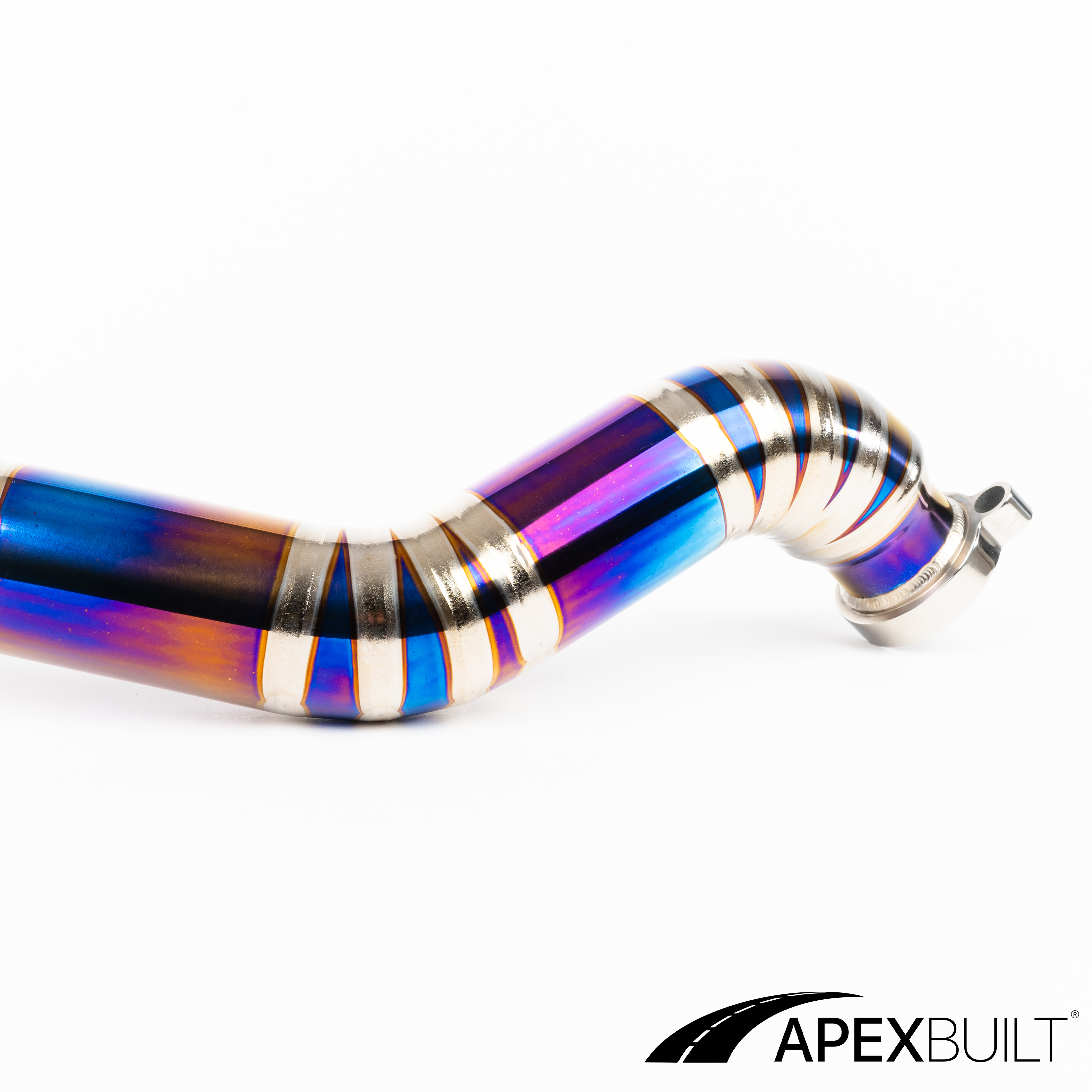 ApexBuilt® BMW F87 M2C, F80 M3, & F82/F83 M4 Titanium Charge Pipe Kit (S55, 2015-20)