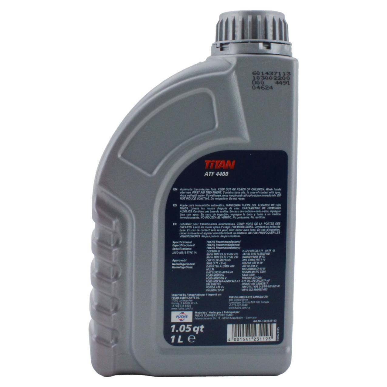 Automatic Transmission Fluid Fuchs 800357045