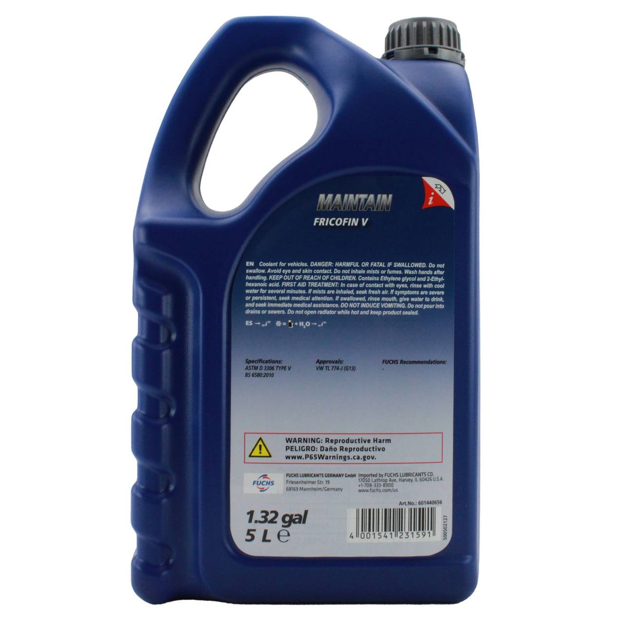 Engine Coolant / Antifreeze Fuchs 800359797