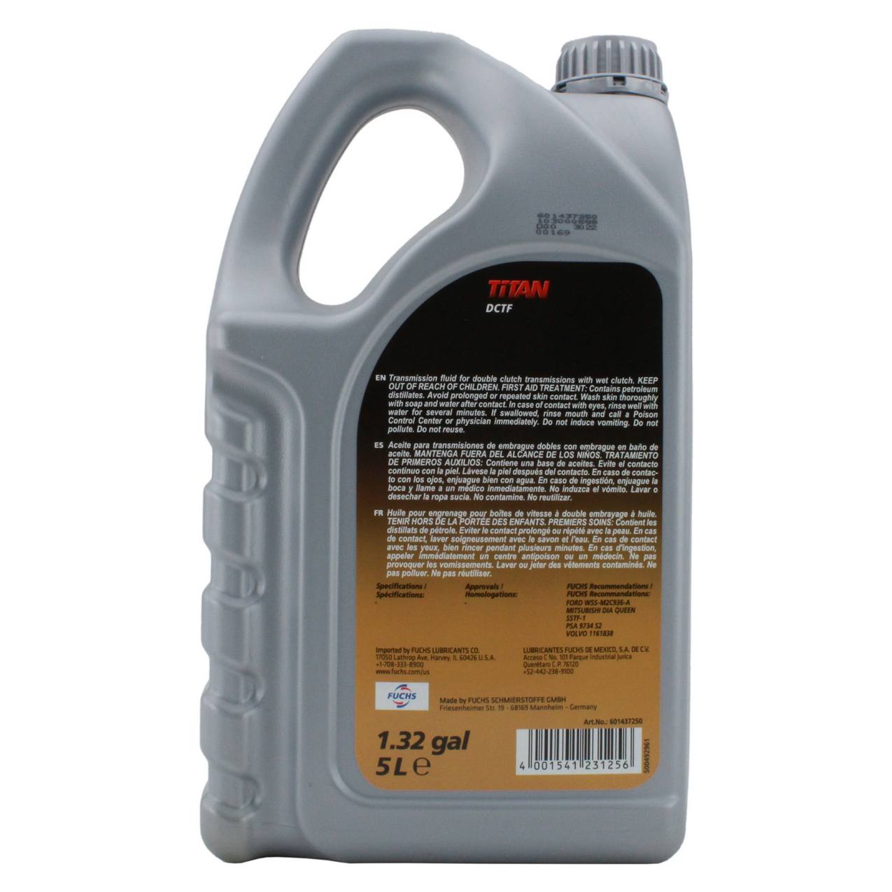 Manual Transmission Fluid Fuchs 800359995