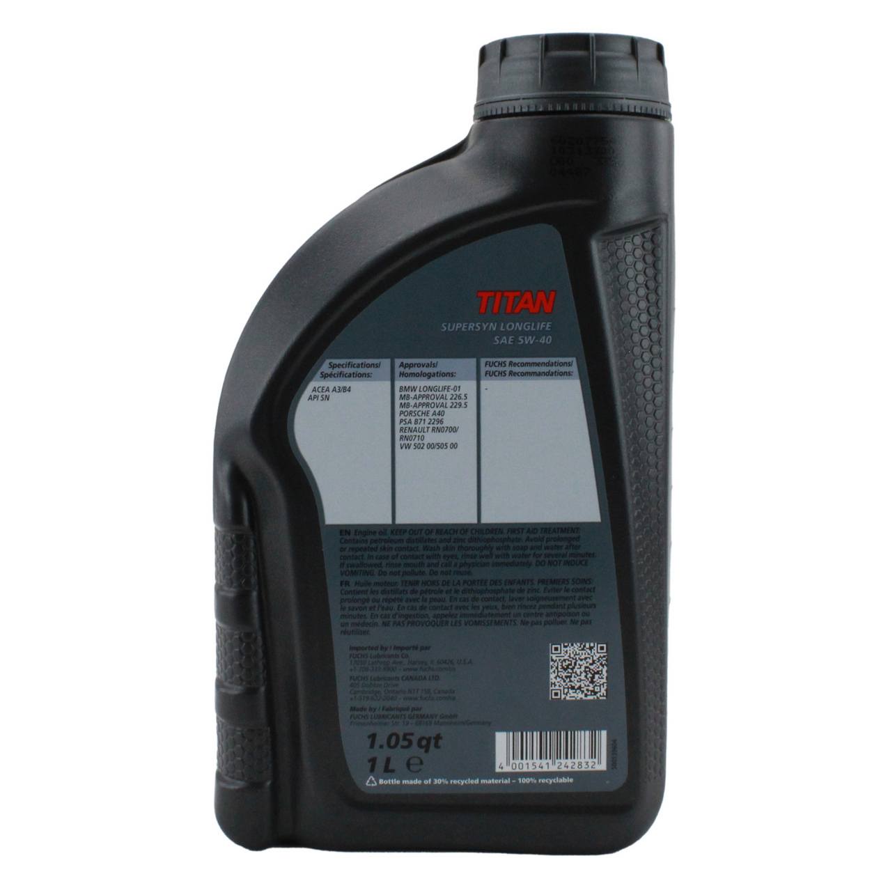 Engine Oil Fuchs 800360571