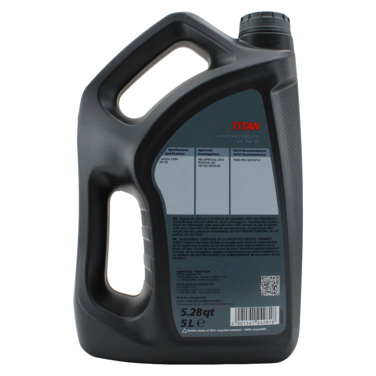 Engine Oil Fuchs 800362148