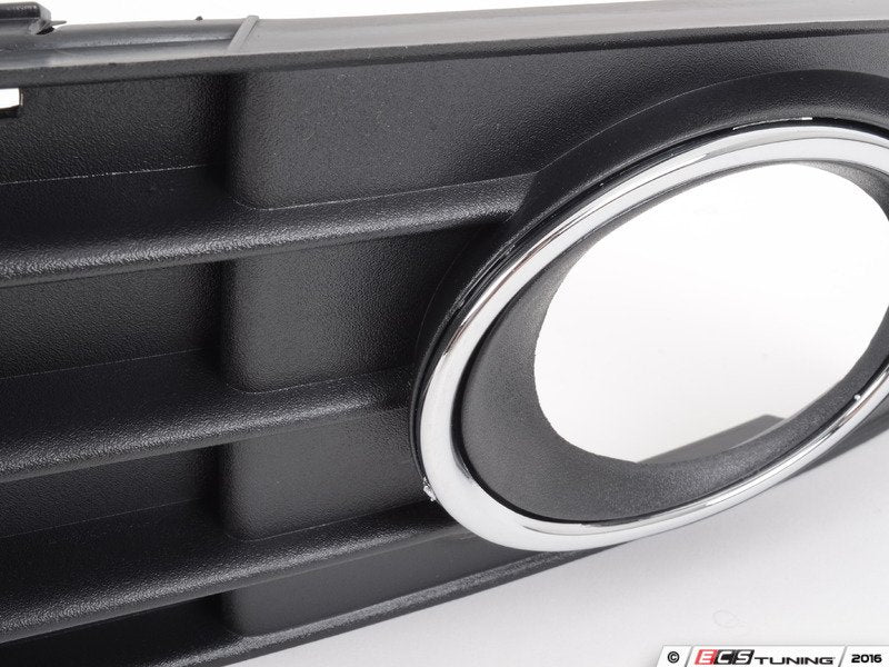 Fog Light Grille - Satin Black - Left