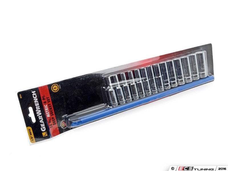 14 Piece 3/8" Drive 6-Point Deep Socket Set