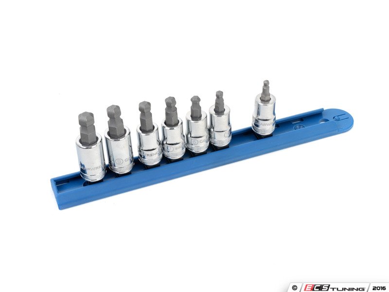 7Pc. 3/8" Drive Ball-hex bit Socket Set