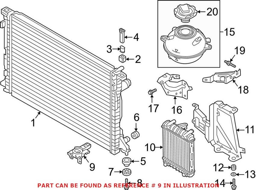 Radiator Mount Bracket – Driver Side