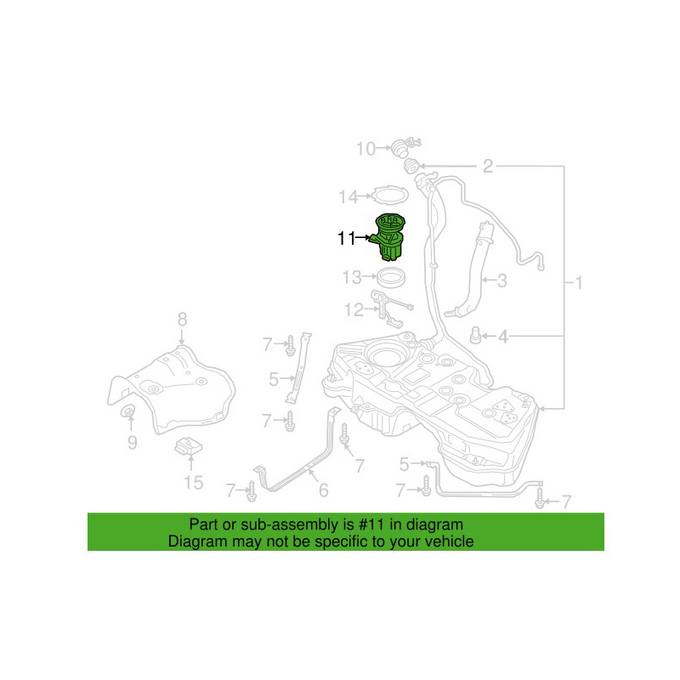 Audi Electric Fuel Pump 80A919087 – Genuine VW/Audi