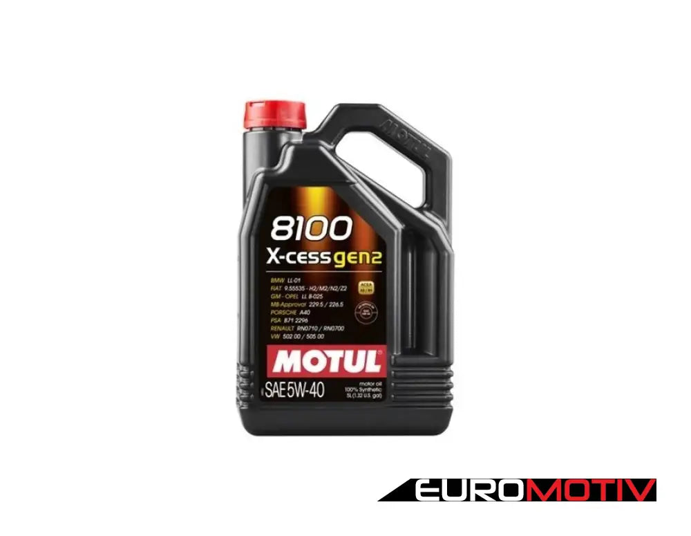 8100 X-Cess Gen2 Engine Oil (5W-40) - 5 Liter