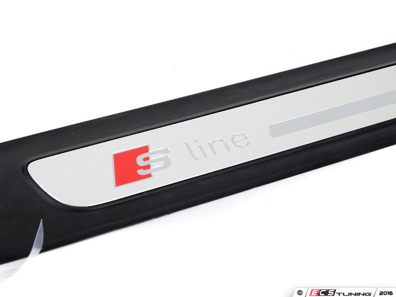 S-Line Front Door Sill - Satin Black - Right