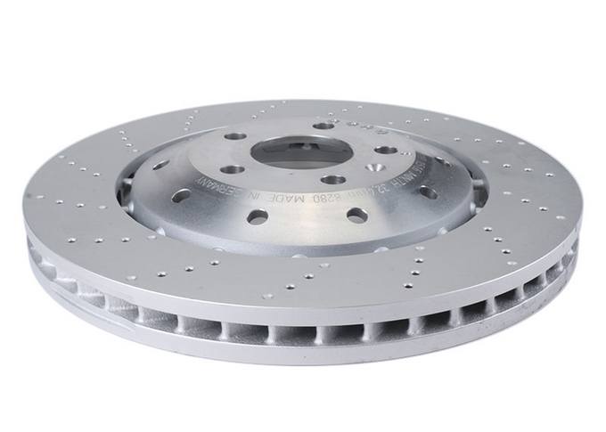 Audi Disc Brake Rotor – Front (365mm) (Cross-Drilled) 420615301D