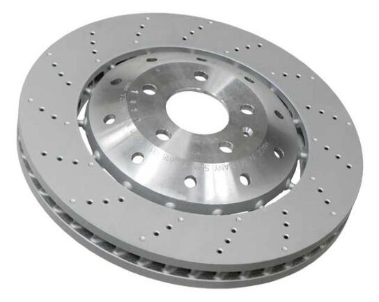 Audi Disc Brake Rotor – Front (365mm) (Cross-Drilled) 420615301D