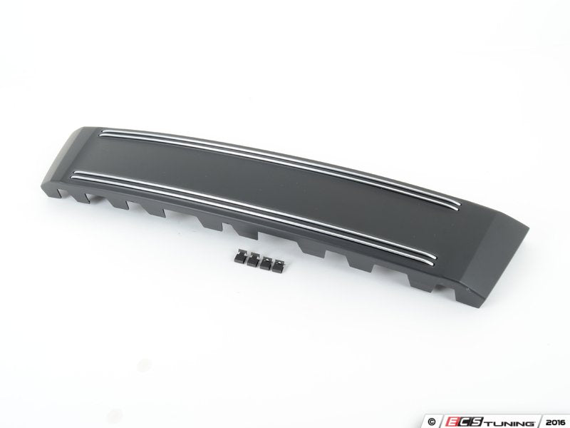 Front Plate Filler - Satin Black