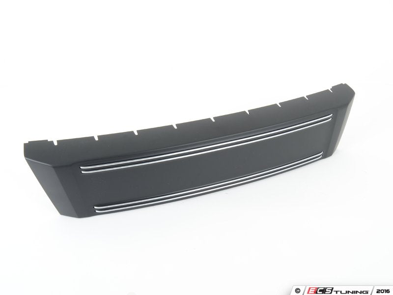 Front Plate Filler - Satin Black