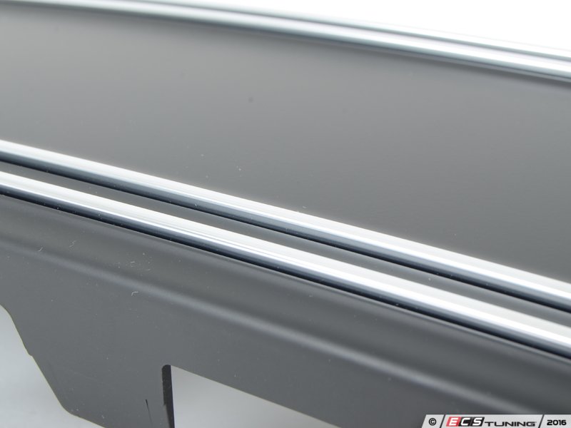 Front Plate Filler - Satin Black