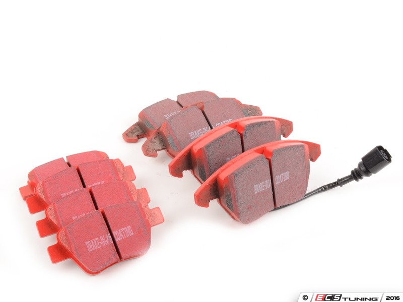 Front & Rear Brake Pad kit - EBC RedStuff