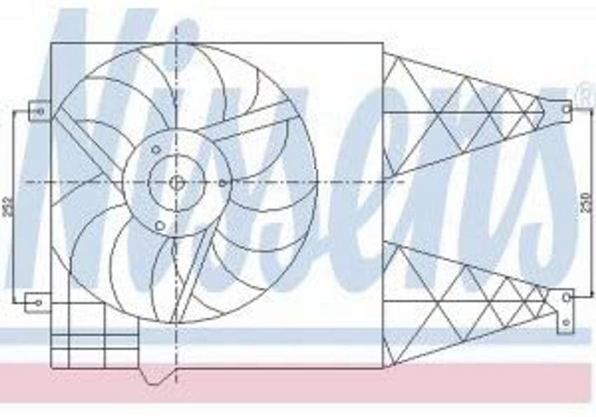 Audi Auxiliary Cooling Fan Assembly 1J0121207LB41 – Nissens 85249