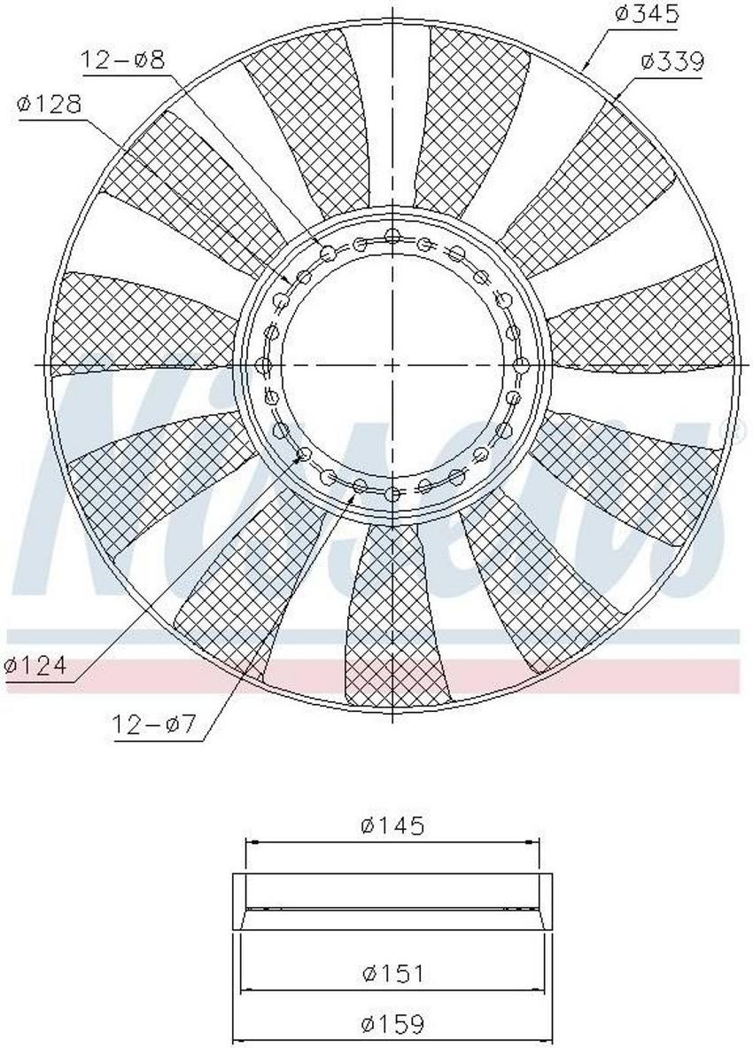 A/C Condenser Fan – Front