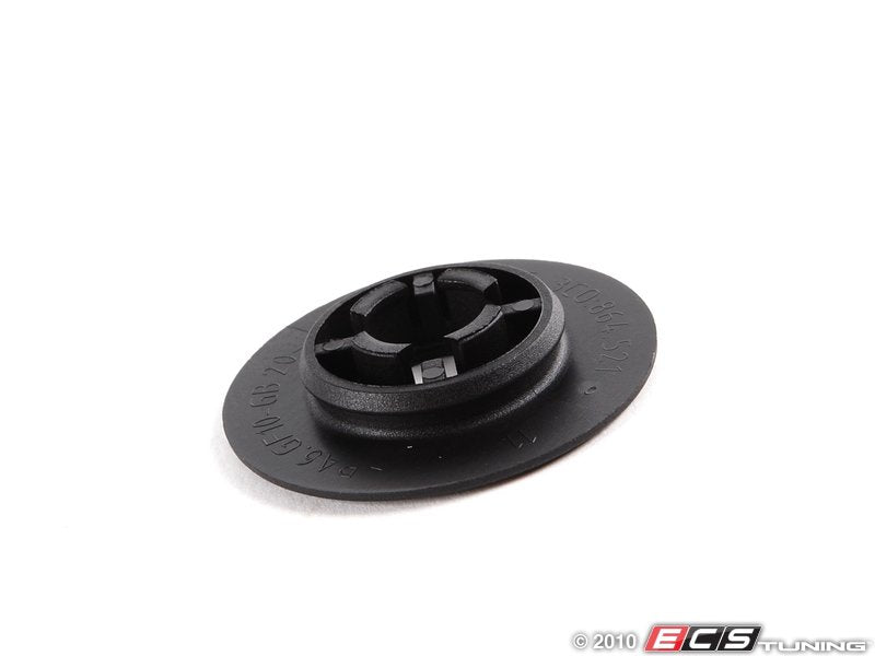 Round Floor Mat Securing Hardware Set - Black