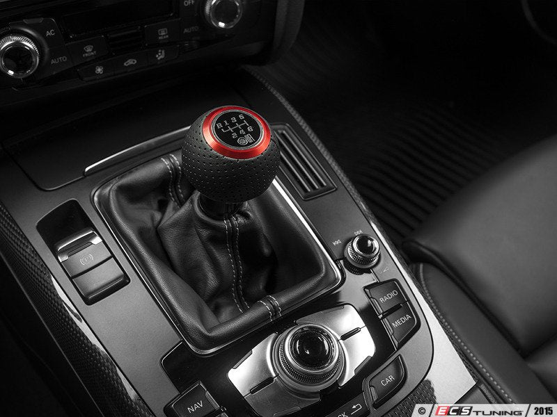 ECS Exclusive Heavy Weight Shift Knob SCHWARZ - Black Air Leather