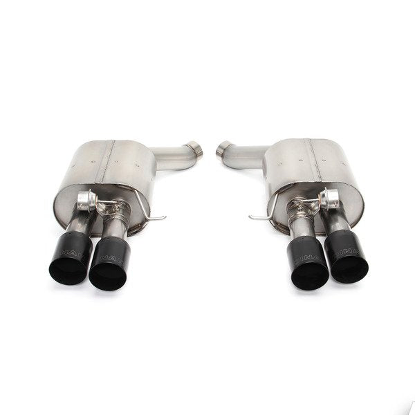 Stainless Free Flow Axle-Back Exhaust - Black Tips