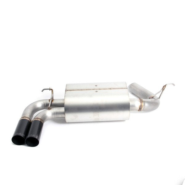 Stainless Axle-Back Exhaust - Black Tips