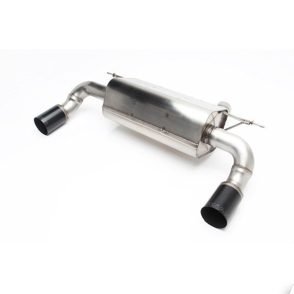 Stainless Axle-Back Exhaust - Black Tips