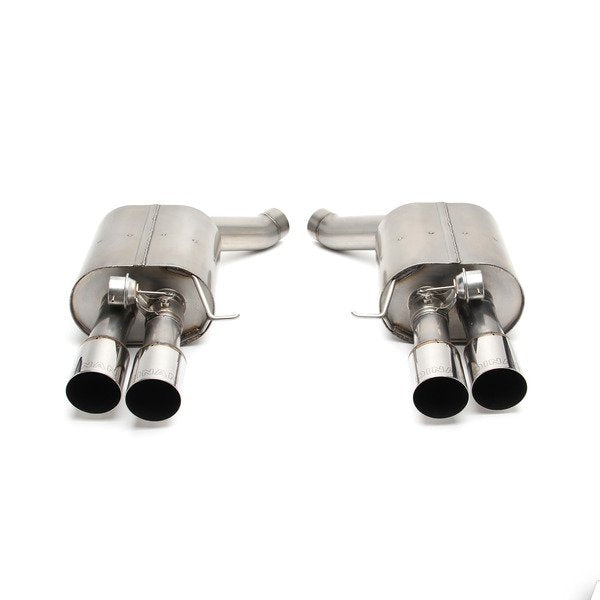 Stainless Axle-Back Exhaust - Polished Tips