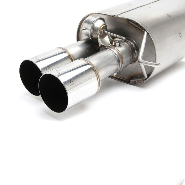 Stainless Axle-Back Exhaust - Polished Tips