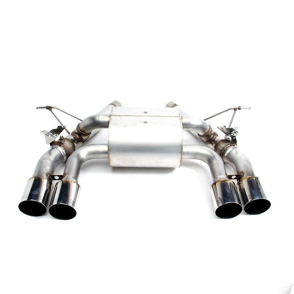 Stainless Axle-Back Exhaust - Polished Tips